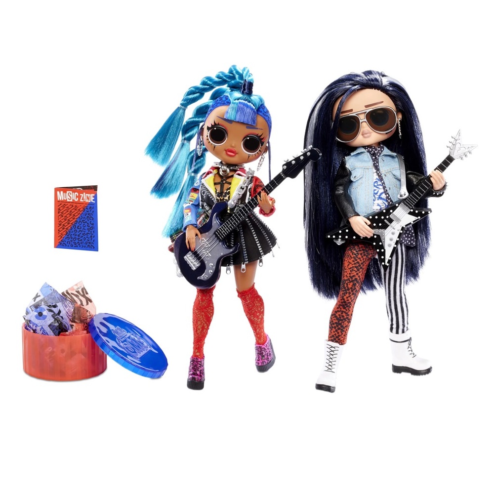 LOL Surprised O.M.G. Dolls Punk Grrrl & Rocker Boi - Picture 3 of 4